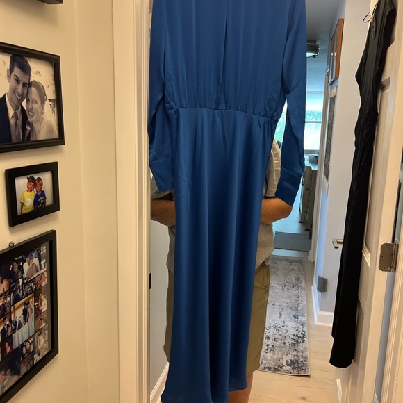 Favorite Daughter Blue Long Sleeve 60 inches ling Dress - Picture 4 of 10